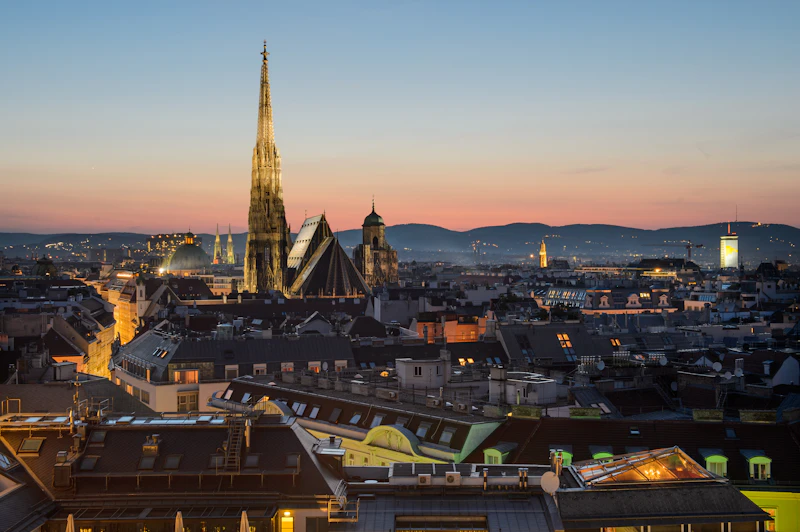 German cityscape with historic architecture and river